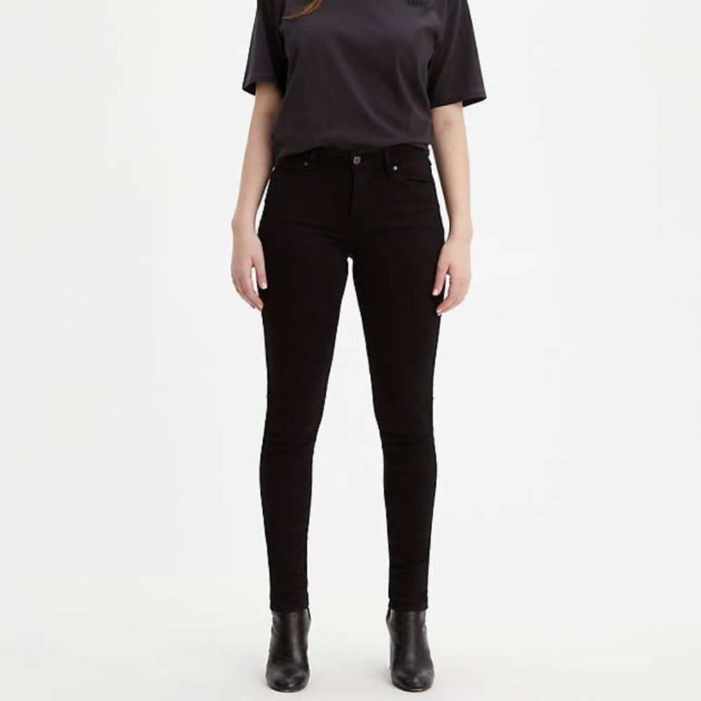 Levi's 711 Black Skinny Jeans